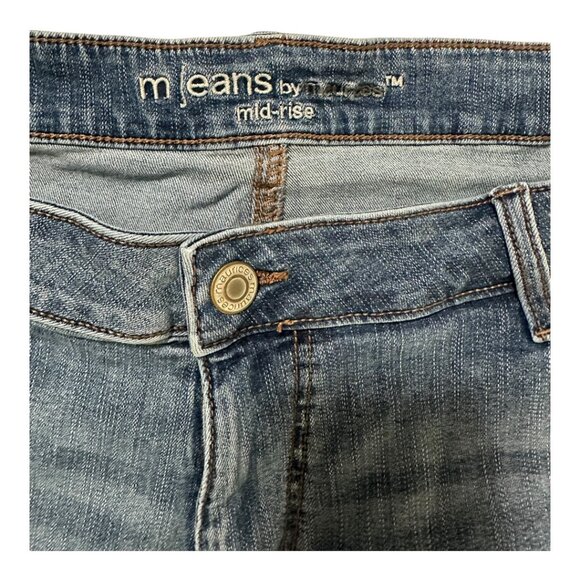 Maurices M Jeans Mid-Rise Stretch Denim | Size 24W Regular | Classic Blue Wash - Picture 3 of 5